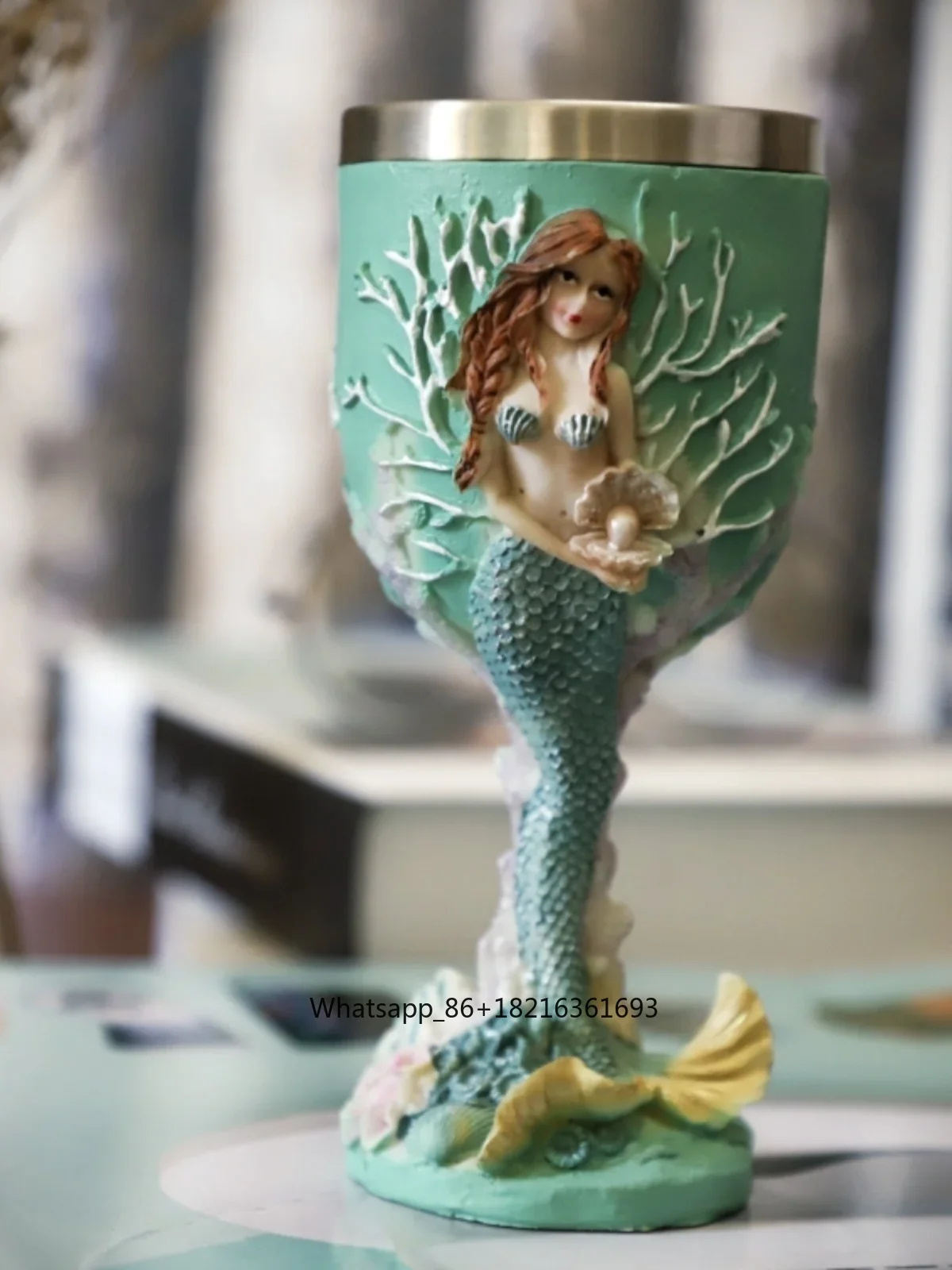 Üç boyutlu gravürlü deniz kızı - Resin Crafts incelemesi ve fiyatı