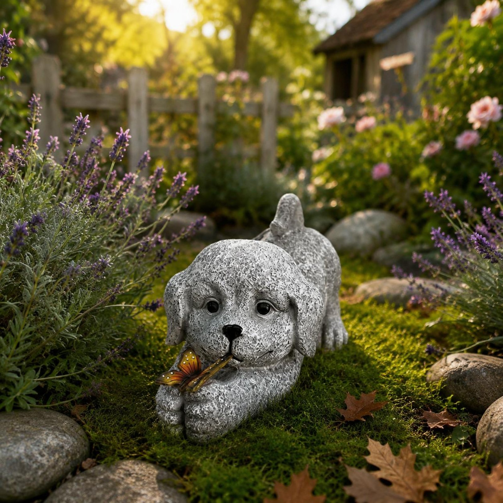 Güneş Enerjili Köpek Heykeli R - Resin Crafts incelemesi ve fiyatı